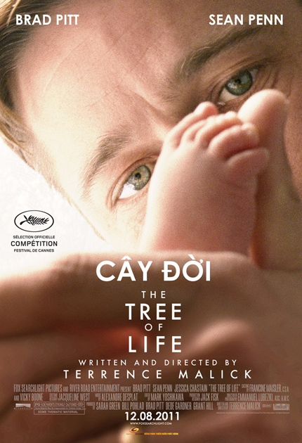 The tree of life, Cây đời, LHP Cannes, Brad Pitt, Giải thưởng Cành cọ vàng