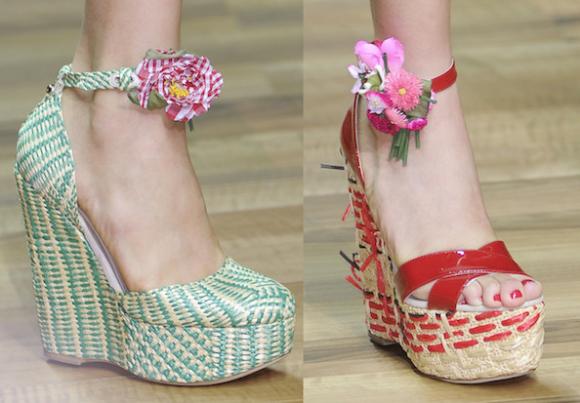 Xu hướng giày dép, Giày dép, Giày đế xuồng, Boot thấp cổ, Sandal, Bộ sưu tập giày