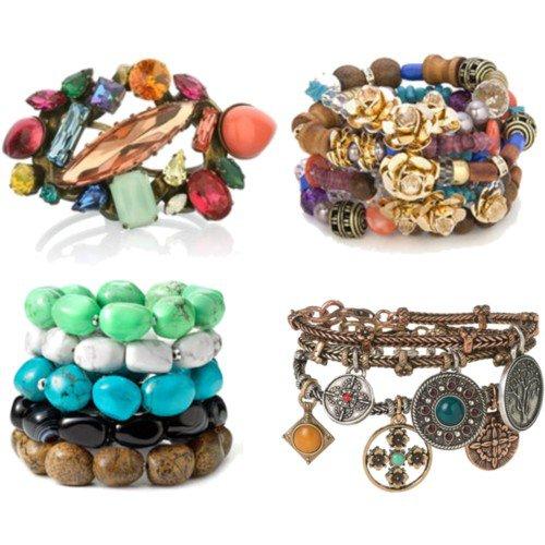 Vòng tay nhựa, Vòng tay sắc màu, Vòng tay, Lắc tay, Phụ kiện, Trang sức