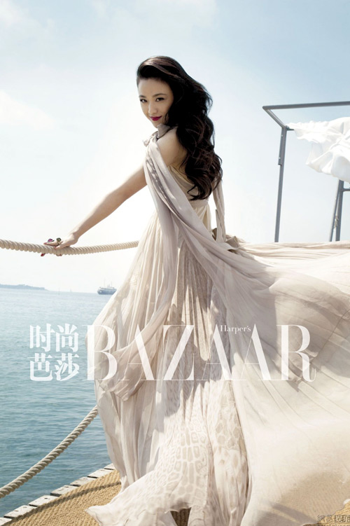 Thang Duy, Harper's Bazaar, Thời trang sao Hoa ngữ, Mỹ nhân Hoa ngữ, Thời trang sao, Váy, Thời trang
