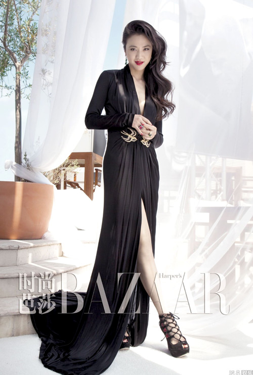 Thang Duy, Harper's Bazaar, Thời trang sao Hoa ngữ, Mỹ nhân Hoa ngữ, Thời trang sao, Váy, Thời trang