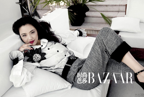 Thang Duy, Harper's Bazaar, Thời trang sao Hoa ngữ, Mỹ nhân Hoa ngữ, Thời trang sao, Váy, Thời trang