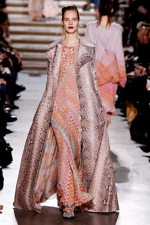 Họa tiết da rắn, Thời trang da rắn, Prada, Gucci, Missoni, Xu hướng thời trang