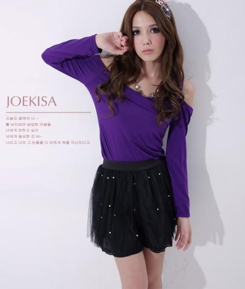Áo lệch vai, Áo pull, Thời trang teen, Thời trang mùa thu, Thời trang