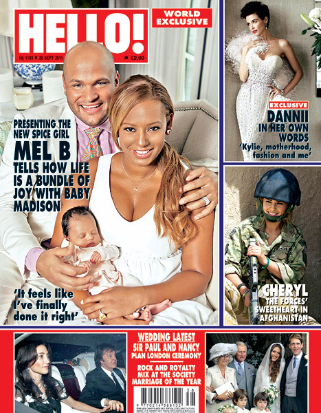 Mel B, Spice Girls, Sao ca nhạc, Con của sao, Chuyện của sao