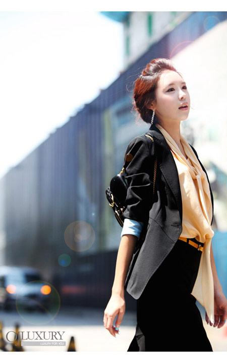 Vest công sở, Thời trang công sở, Vest đen, Vest cách điệu, Thời trang