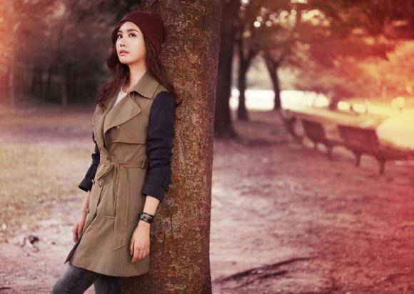Áo đờ-mi dạng dài đem đến sự trẻ trung, năng động.