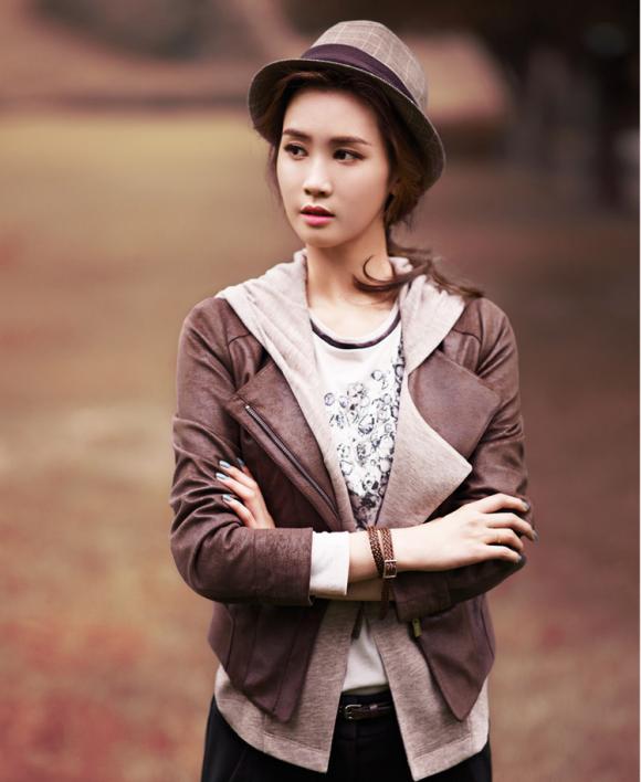 Lee Da Hae trong bộ sưu tập thời trang mùa thu.