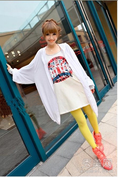 Thời trang teen, Thời trang Hàn Quốc, Thời trang dạo phố, Legging, Jeans rách, Thời trang