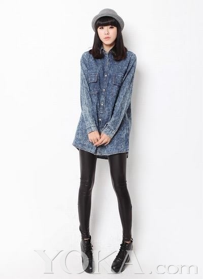 Legging, Jeans rách, Thời trang, Thời trang teen, Thời trang Hàn Quốc, Thời trang dạo phố