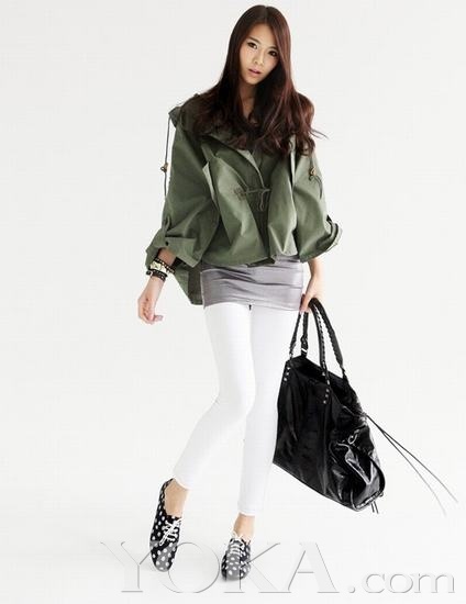 Legging, Jeans rách, Thời trang, Thời trang teen, Thời trang Hàn Quốc, Thời trang dạo phố