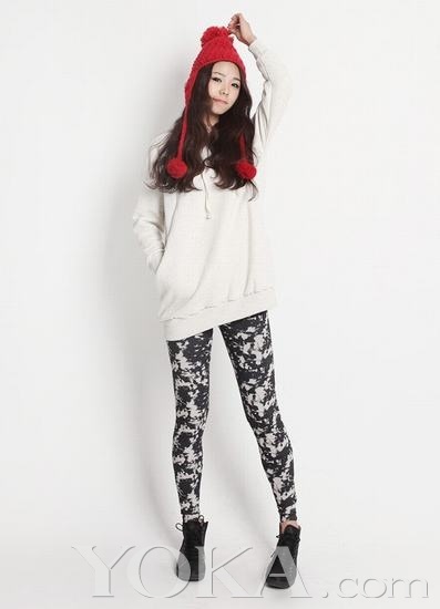 Legging, Jeans rách, Thời trang, Thời trang teen, Thời trang Hàn Quốc, Thời trang dạo phố