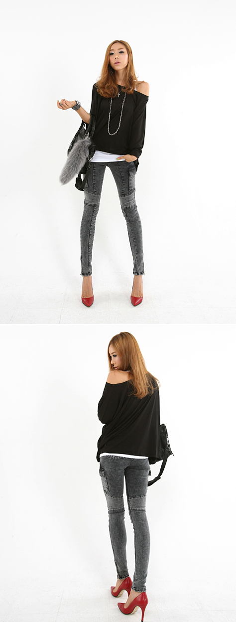 Legging, Jeans rách, Thời trang, Thời trang teen, Thời trang Hàn Quốc, Thời trang dạo phố