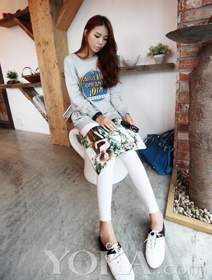Legging, Jeans rách, Thời trang, Thời trang teen, Thời trang Hàn Quốc, Thời trang dạo phố