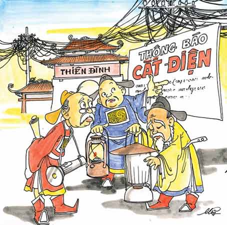 truyện tranh,truyện cười,hài hước,tranh vui,biếm họa,táo quân