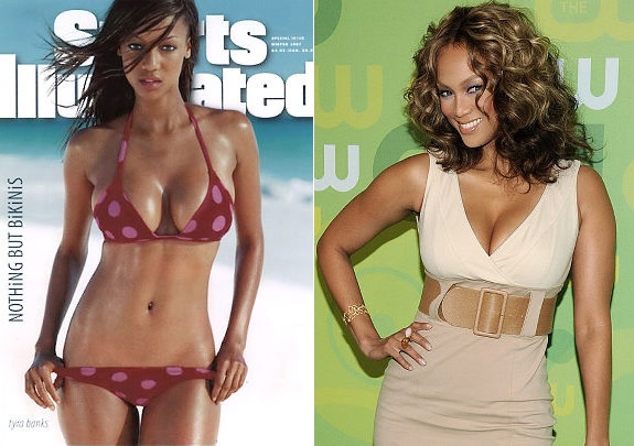 siêu mẫu 40 tuổi,trẻ mãi không già,Heidi Klum,Tyra Banks