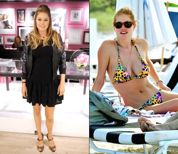 bà bầu sau sinh,thân hình chuẩn của sao,Miranda Kerr,Heidi Klum