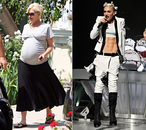 bà bầu sau sinh,thân hình chuẩn của sao,Miranda Kerr,Heidi Klum