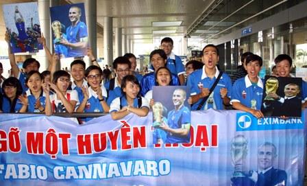 Danh thủ,Cannavaro,tin thể thao,đến Việt Nam,fan hâm mộ,hậu vệ