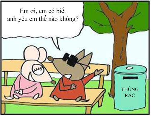 truyện tranh,truyện cười,hài hước,tranh vui,công viên,tỏ tình,quấy rối