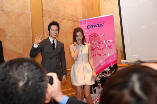 Song Seung Hun,My Princess,Kim Tae Hee,người yêu,họp báo