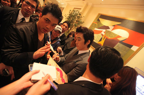 Song Seung Hun,My Princess,Kim Tae Hee,người yêu,họp báo