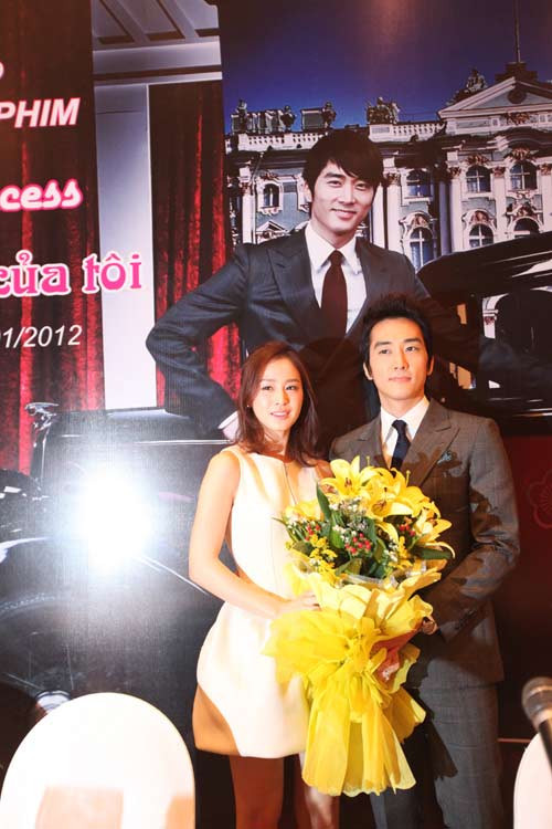 Song Seung Hun,My Princess,Kim Tae Hee,người yêu,họp báo