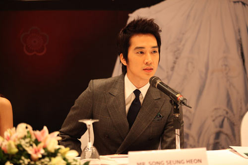 Song Seung Hun,My Princess,Kim Tae Hee,người yêu,họp báo