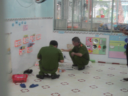 bắt cóc trẻ em,khống chế,học sinh mầm non,nam thanh niên
