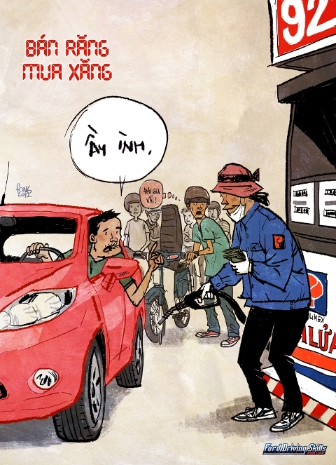 họa sĩ Thanh Phong,sát thủ đầu mưng mủ,văn hòa đi xe của người việt