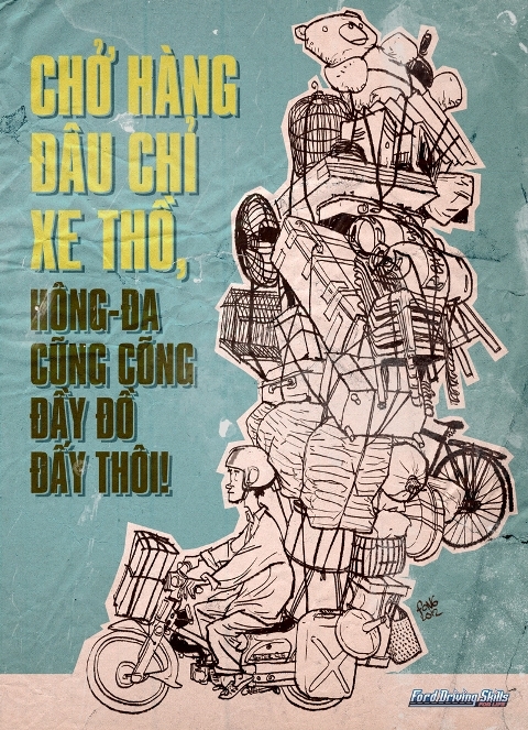 họa sĩ Thanh Phong,sát thủ đầu mưng mủ,văn hòa đi xe của người việt