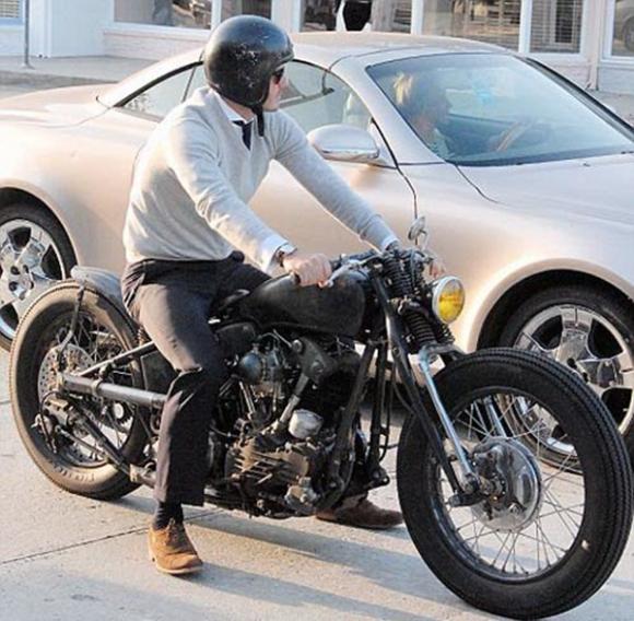 David Beckham,becks,mô tô,Knucklehead 93