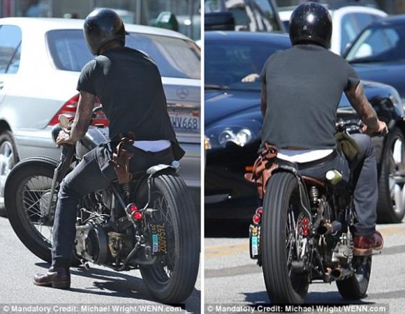 David Beckham,becks,mô tô,Knucklehead 93