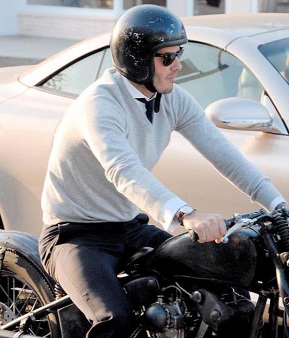 David Beckham,becks,mô tô,Knucklehead 93