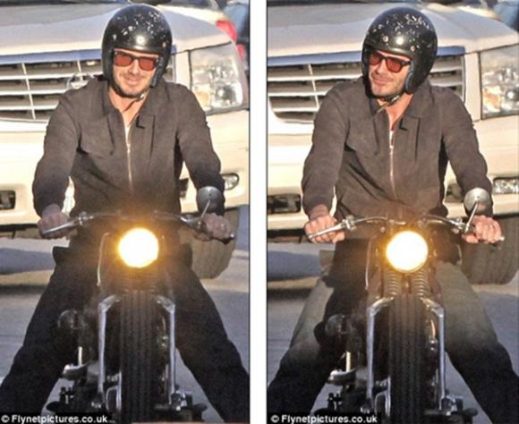 David Beckham,becks,mô tô,Knucklehead 93