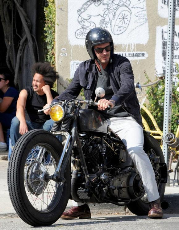 David Beckham,becks,mô tô,Knucklehead 93