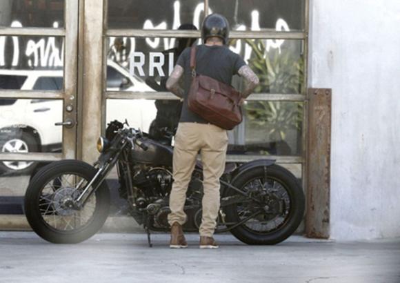 David Beckham,becks,mô tô,Knucklehead 93