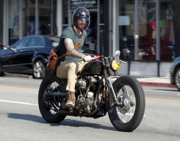 David Beckham,becks,mô tô,Knucklehead 93