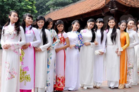 thiếu nữ việt,áo dài