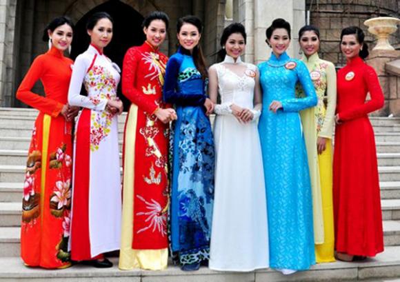 thiếu nữ việt,áo dài