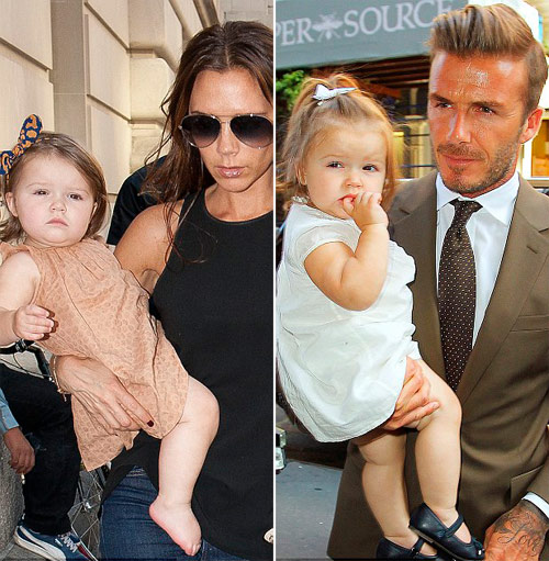 David Beckham,Bé harper