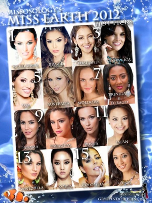 Á hậu hoàng anh,á hậu việt nam 2012,Hoa hậu Trái đất 2012,Miss Earth2012