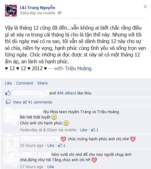 Miss Teen Huyền Trang,Triệu Hoàng,Huyền Trang