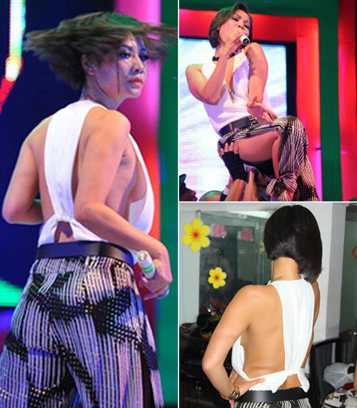 Sao việt mặc phản cảm,phong cách sao,thời trang sexy,sao mặc xấu,sao mặc phản cảm