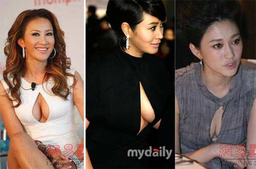 Sao khoe ngực,vòng 1 của sao,style sao,thời trang sao