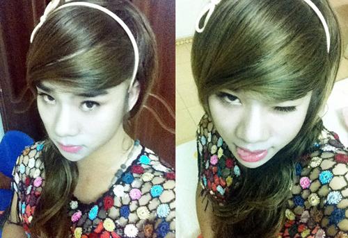 giả gái,trai giả gái,teen boy