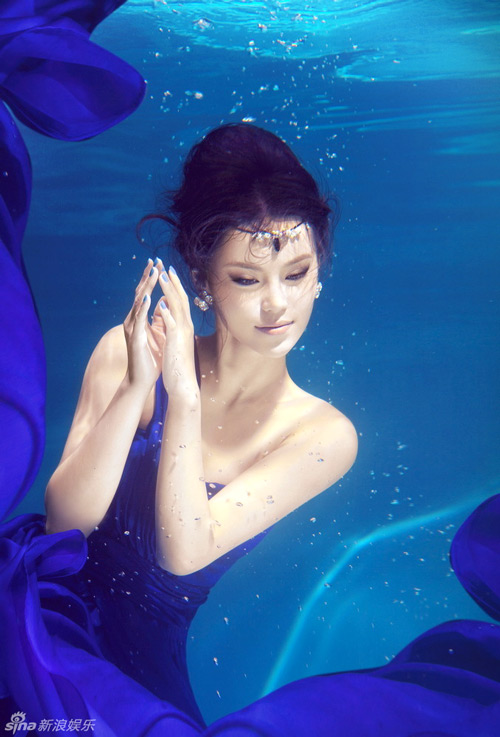 Chụp hình dưới nước,thế giới sao,trương hồ phương nga,hàn đan đồng,vn's next top,phạm băng băng