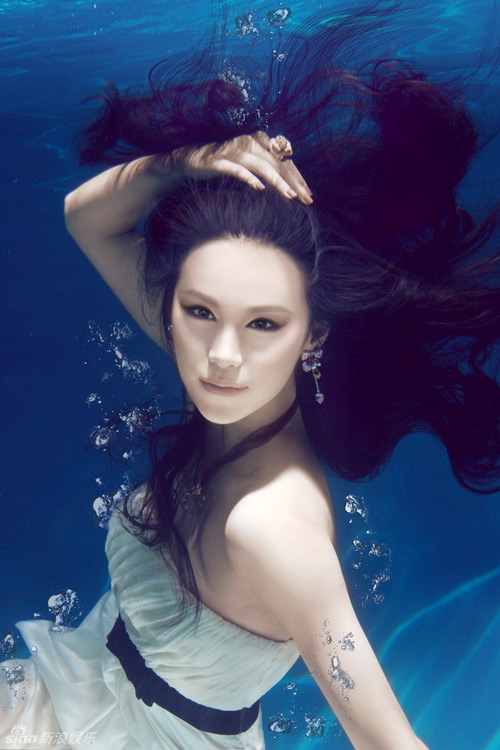 Chụp hình dưới nước,thế giới sao,trương hồ phương nga,hàn đan đồng,vn's next top,phạm băng băng