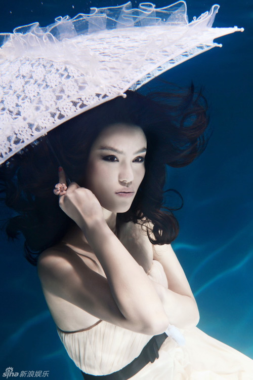 Chụp hình dưới nước,thế giới sao,trương hồ phương nga,hàn đan đồng,vn's next top,phạm băng băng
