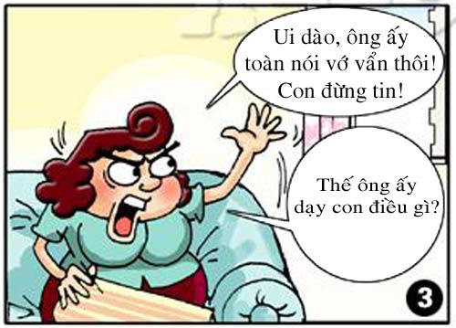 bố,mẹ kế,chuyện tranh,con,bí mật,cười,con gái